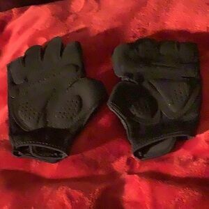 Men Genuine Fingerless Gloves Driving, Cycling Half Finger Motorcycle Unlined,